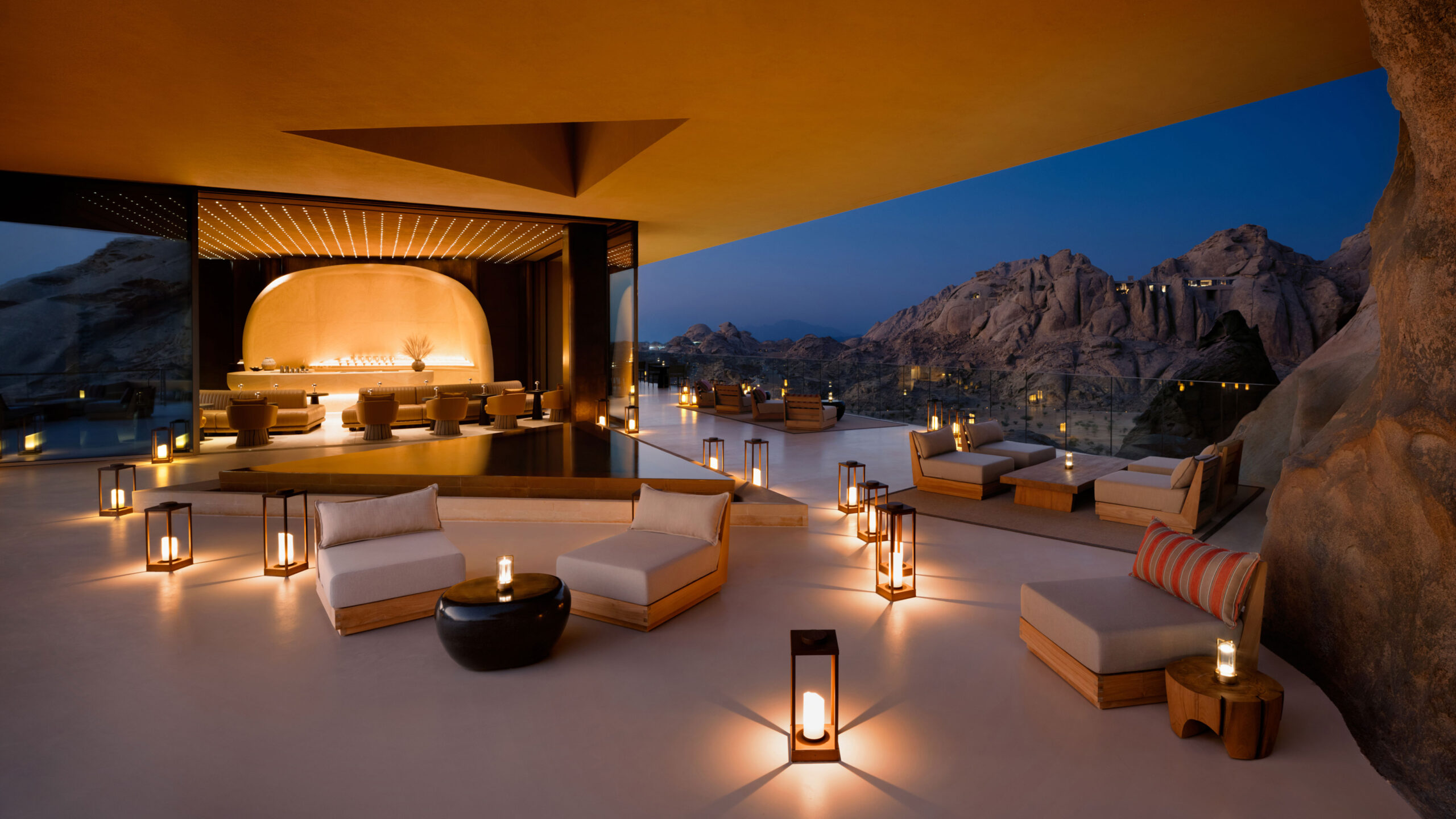 hydro healing room with ambient lighting
